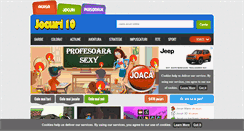 Desktop Screenshot of jocuri10.ro